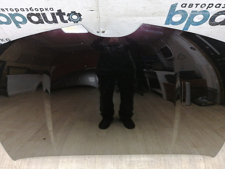 AA045200; Капот (EGY15231XD) для Mazda CX-7/БУ; Оригинал; Р1, Мелкий дефект; (28W) Темно-красный перламутр (Бордовый)