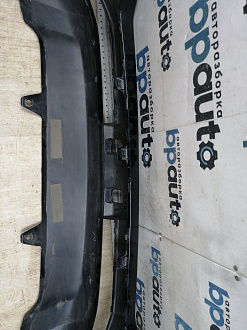 AA045329; Бампер передний; под паркт.; под омыват. (52119-60M50) для Toyota Land Cruiser 200 рест.2 (2015 - 2021)/БУ; Оригинал; Р1, Мелкий дефект; 