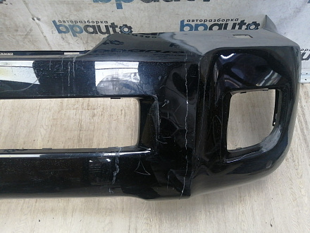 AA046530; Бампер передний; под паркт.; под омыват. (52119-60J00) для Toyota Land Cruiser 200 рест. (2012 — 2015)/БУ; Оригинал; Р1, Мелкий дефект; 