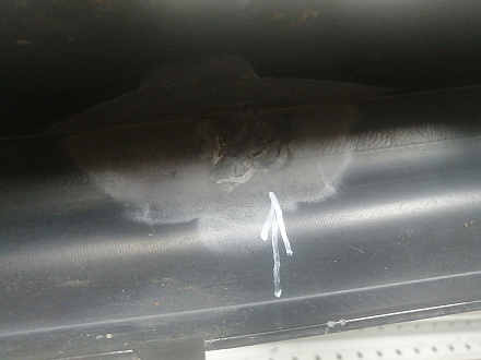 AA045761; Бампер передний, AMG; под паркт.; под омыват. (A1668856425) для Mercedes-Benz GL-klasse II (X166) (2012-2016)/БУ; Оригинал; Р1, Мелкий дефект; 