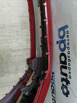 AA045701; Бампер передний; без паркт.; под омыват. (1T0 807 221 M) для Volkswagen Touran II (2010-2015)/БУ; Оригинал; Р2, Удовлетворительное; 