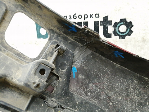 Фотография детали AA027875; Бампер передний; без паркт.; под омыват. (9674576177) для Peugeot 308 I рест. (2011-2015)/БУ; Оригинал; Р1, Мелкий дефект; . Фото номер 13