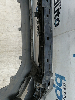 BA000167; Бампер передний; под паркт.; под омыват. (4G0 807 437) для Audi A6 C7/БУ; Оригинал; Р1, Мелкий дефект; 