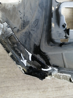 AA045811; Бампер передний,  S-line; без паркт.; под омыват. (8U0 807 437 D) для Audi Q3 I (2011-2014)/БУ; Оригинал; Р1, Мелкий дефект; 