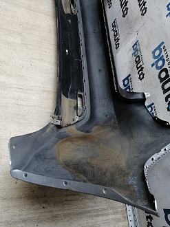 AA046112; Бампер задний; под паркт. (86611-4Y000) для Kia Rio III Sedan (2011- 2015)/БУ; Оригинал; Р1, Мелкий дефект; 