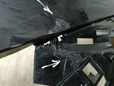 AA045375; Бампер передний; без паркт.; без омыват. (5CG807221B) для Jetta VS5 I (2020-2022)/БУ; Оригинал; Р1, Мелкий дефект; 