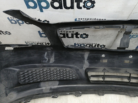 BA000218; Бампер передний, до 2010г; без паркт.; под омыват. (62022-JK60H) для Infiniti G (2006-2013)/БУ; Оригинал; Р1, Мелкий дефект; 