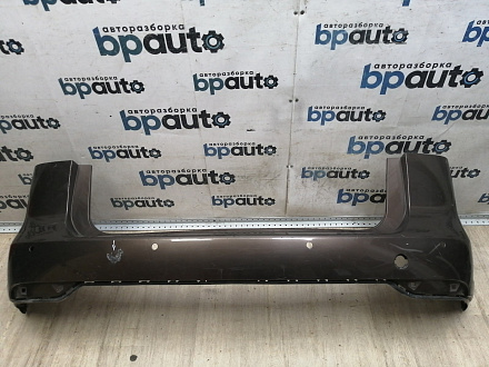 AA046225; Бампер задний; под паркт. (1T0807417K) для Volkswagen Touran II (2010-2015)/БУ; Оригинал; Р1, Мелкий дефект; 