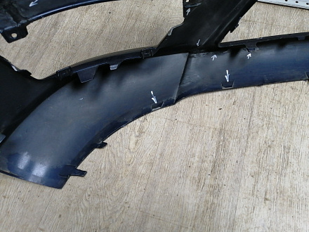 AA045426; Бампер передний, AMG; под паркт.; под омыват. (A2048807847) для Mercedes-Benz C-klasse III рест. (W204) (2011-2015)/БУ; Оригинал; Р1, Мелкий дефект; 