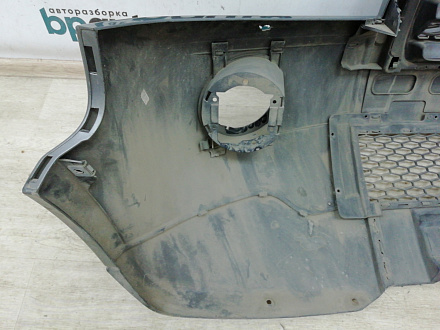 AA010398; Бампер передний; без паркт.; под омыват. (6H5217D957) для Land Rover Freelander II (2006 - 2010)/БУ; Оригинал; Р0, Хорошее; 