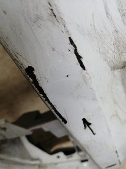 AA045809; Бампер передний, S-line; под паркт.; под омыват. (4G8 807 437 F) для Audi A7 I Sportback (2010-2014)/БУ; Оригинал; Р2, Удовлетворительное; 