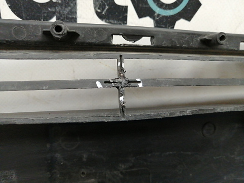 Фотография детали AA037771; Решетка переднего бампера (86569-1Y000) для Kia Picanto II 5D (2011-2015)/БУ; Оригинал; Р1, Мелкий дефект; . Фото номер 15