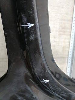 AA045762; Бампер передний, AMG; под паркт.; под омыват. (A1668856425) для Mercedes-Benz GL-klasse II (X166) (2012-2016)/БУ; Оригинал; Р1, Мелкий дефект; 