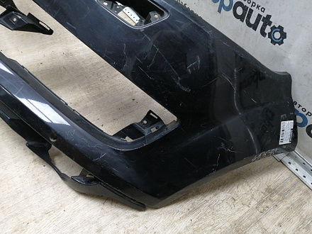 AA045536; Бампер передний; под паркт.; под омыват. (4L0 807 437) для Audi Q7 I (2005-2010)/БУ; Оригинал; Р1, Мелкий дефект; 