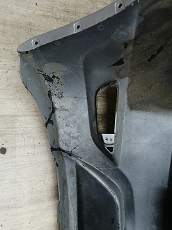 AA045613; Бампер задний; без паркт. (86611-4L200) для Hyundai Solaris I HB (2010- 2014)/БУ; Оригинал; Р1, Мелкий дефект; 