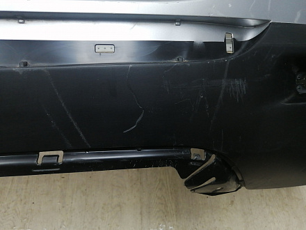 AA045923; Бампер задний; под паркт. (52159-48170) для Toyota Highlander II рест. (2010 - 2013)/БУ; Оригинал; Р1, Мелкий дефект; 