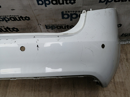 AA046121; Бампер задний; под паркт. (86611-4Y000) для Kia Rio III Sedan (2011- 2015)/БУ; Оригинал; Р1, Мелкий дефект; 