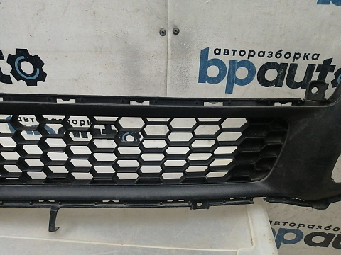 Фотография детали AA044973; Решетка переднего бампера (86569-1Y300) для Kia Picanto II 3D (2011-2015)/БУ; Оригинал; Р1, Мелкий дефект; . Фото номер 3