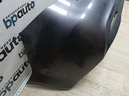 AA046110; Бампер задний; без паркт. (86611-4Y000) для Kia Rio III Sedan (2011- 2015)/БУ; Оригинал; Р1, Мелкий дефект; 