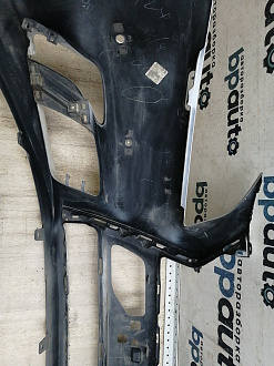 BA000272; Бампер передний; под паркт.; под омыват. (52119-50E80) для Lexus LS IV рест. 2 (2012- 2017)/БУ; Оригинал; Р1, Мелкий дефект; 