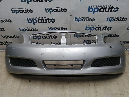 AA045731; Бампер передний, до 2010г; без паркт.; под омыват. (62022-JK60H) для Infiniti G (2006-2013)/БУ; Неоригинал; Р2, Удовлетворительное; 