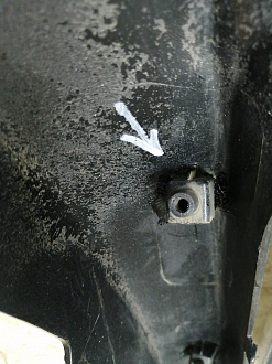 AA045858; Бампер передний; без паркт.; без омыват. (86511-4Y000) для Kia Rio/БУ; Оригинал; Р1, Мелкий дефект; 