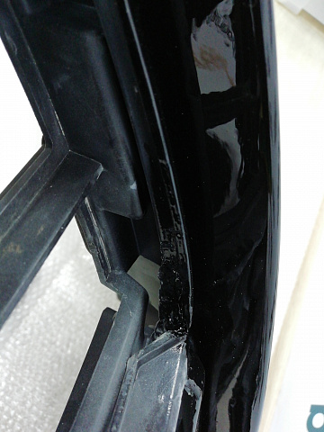 Фотография детали AA003948; Бампер передний; под паркт.; под омыват. (4L0 807 437) для Audi Q7 I (2005-2010)/БУ; Оригинал; Р0, Хорошее; (LZ9Y) Чёрный с перл.. Фото номер 23
