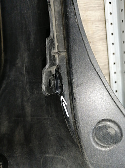 AA045515; Бампер задний; под паркт. (86611-2P500) для Kia Sorento II рест. (2012- 2020)/БУ; Оригинал; Р2, Удовлетворительное; 