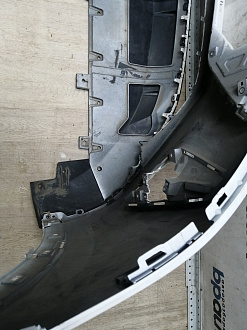 AA045918; Бампер передний; без паркт.; без омыват. (2803127XKQ11A) для Haval F7 I рест. (2022-н.в.)/БУ; Оригинал; Р1, Мелкий дефект; 