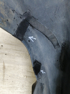 AA044876; Бампер передний; без паркт.; под омыват. (62022-4HB0H) для Infiniti Q50 (2013-2017)/БУ; Оригинал; Р2, Удовлетворительное; 