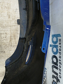 BA000148; Бампер задний; под паркт. (86611-4L200) для Hyundai Solaris I HB (2010- 2014)/БУ; Оригинал; Р1, Мелкий дефект; 