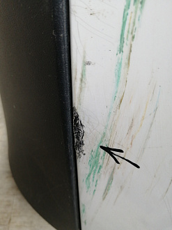 AA045457; Бампер передний, Sport-Style; без паркт.; под омыват. (5N0807221) для Volkswagen Tiguan I (2007- 2011)/БУ; Оригинал; Р1, Мелкий дефект; 