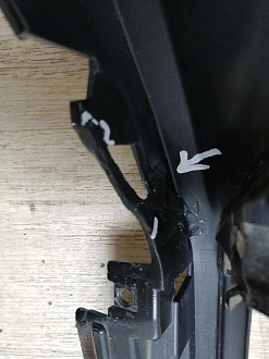 AA046307; Бампер передний; под паркт.; под омыват. (52119-48590) для Lexus RX IV рест. (2019 — 2022)/БУ; Оригинал; Р1, Мелкий дефект; 