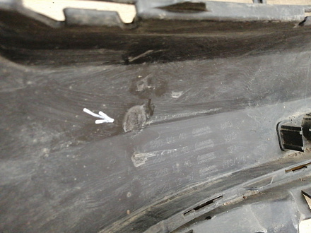 AA040760; Бампер передний; под паркт.; под омыват. (A1668850025) для Mercedes-Benz M-klasse III (W166) (2011-2015)/БУ; Оригинал; Р1, Мелкий дефект; 