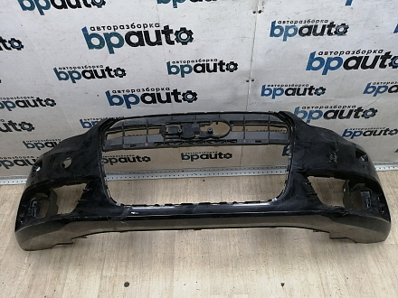 BA000166; Бампер передний; под паркт.; под омыват. (4G0 807 437) для Audi A6 C7/БУ; Оригинал; Р1, Мелкий дефект; 