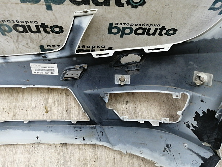 BA000097; Бампер передний, AMG; под паркт.; под омыват. (A2048807847) для Mercedes-Benz C-klasse III рест. (W204) (2011-2015)/БУ; Оригинал; Р1, Мелкий дефект; 