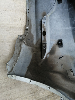 AA045616; Бампер задний; под паркт. (86611-4L700) для Hyundai Solaris I рест. HB (2014- 2016)/БУ; Оригинал; Р1, Мелкий дефект; 