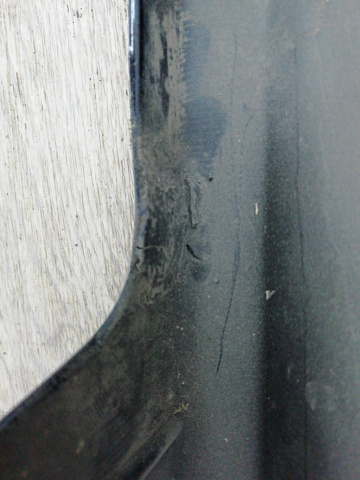 Фотография детали AA002597; Бампер передний, с отв под поворотники; без паркт.; под омыват. (F151-50031) для Mazda RX-8 I (2003-2008)/БУ; Оригинал; Р1, Мелкий дефект; . Фото номер 8