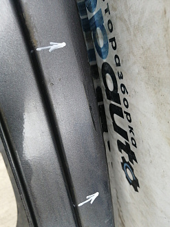 AA045609; Бампер задний; без паркт. (86611-4L000) для Hyundai/БУ; Оригинал; Р1, Мелкий дефект; 