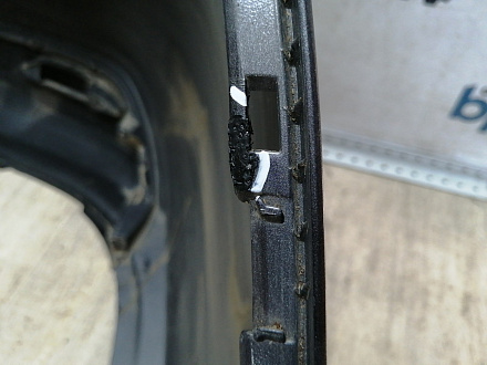 AA046110; Бампер задний; без паркт. (86611-4Y000) для Kia Rio III Sedan (2011- 2015)/БУ; Оригинал; Р1, Мелкий дефект; 