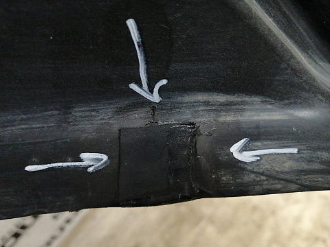 Фотография детали AA029078; Бампер передний нижняя часть (52129-F4010) для Toyota C-HR (2016- 2019)/БУ; Оригинал; Р1, Мелкий дефект; . Фото номер 20