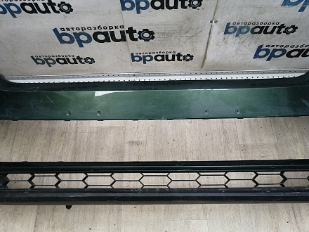 AA046162; Бампер передний; без паркт.; под омыват. (562 807 221) для Skoda Kodiaq I (2016- 2021)/БУ; Оригинал; Р1, Мелкий дефект; 