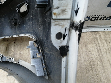 AA045816; Бампер передний; под паркт.; под омыват. (3C8807221F) для Volkswagen Passat CC рест. (2012-2017)/БУ; Оригинал; Р1, Мелкий дефект; 