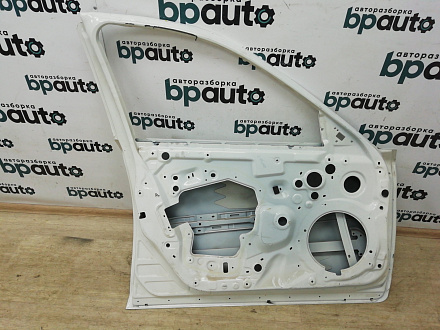 AA007097; Дверь передняя левая (H010A-4GAMA) для Infiniti Q50/БУ; Оригинал; Р0, Хорошее; QAA, Белый перламутр