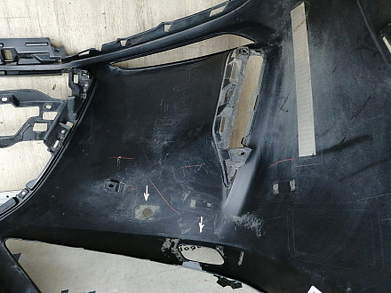 AA046305; Бампер передний; под паркт.; под омыват. (52119-48590) для Lexus RX IV рест. (2019 — 2022)/БУ; Оригинал; Р1, Мелкий дефект; 