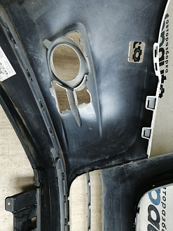 AA045474; Бампер передний, Sport-Style; без паркт.; под омыват. (5N0807221) для Volkswagen Tiguan I (2007- 2011)/БУ; Оригинал; Р1, Мелкий дефект; 