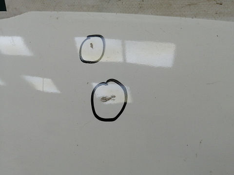 Фотография детали AA029670; Капот ( 5C6823031C) для Volkswagen Jetta/БУ; Оригинал; Р2, Удовлетворительное; . Фото номер 4