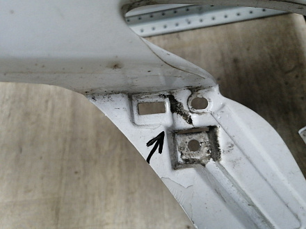 BA000272; Бампер передний; под паркт.; под омыват. (52119-50E80) для Lexus LS IV рест. 2 (2012- 2017)/БУ; Оригинал; Р1, Мелкий дефект; 