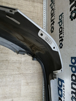 AA046118; Бампер задний; без паркт. (86611-4Y000) для Kia Rio III Sedan (2011- 2015)/БУ; Оригинал; Р1, Мелкий дефект; 