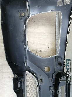 AA046482; Бампер передний; под паркт.; без омыват. (51117176266) для BMW Х6 I (E71) (2007-2012)/БУ; Оригинал; Р1, Мелкий дефект; 